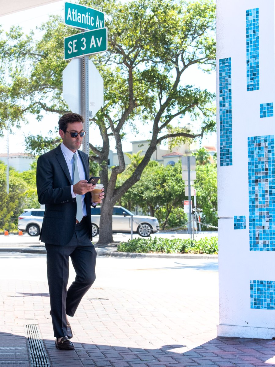 Cole Devitt on Atlantic Avenue, Delray Beach