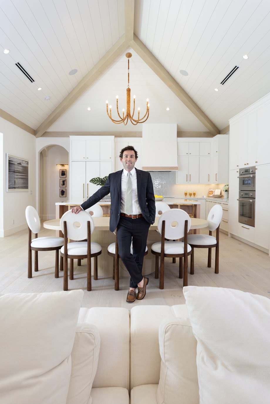 Cole Devitt in a Delray Beach house prepared for market